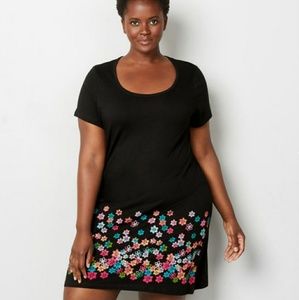 AVENUE - COMFY  FLOWER SLEEP SHIRT 30/32